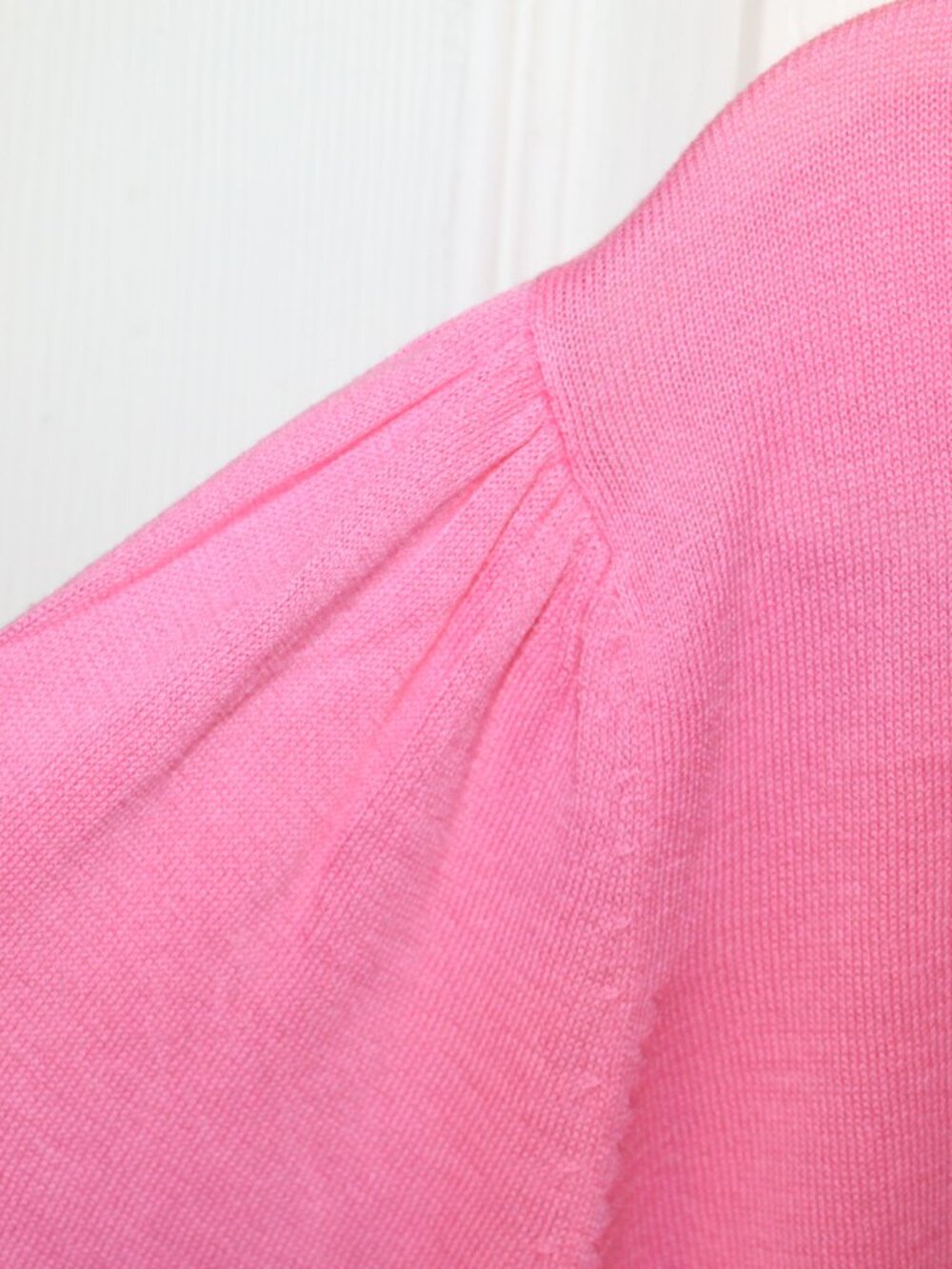 NWT Lane Bryant pink, slight puff sleeve, cardigan, 26/28 - Picture 5 of 6